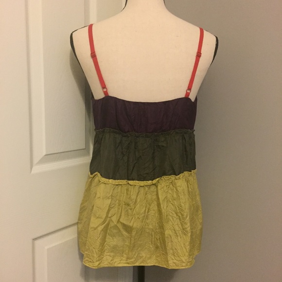 THE LIMITED Tiered Multicolor Silk Tank - Picture 2 of 5